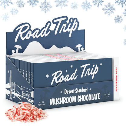 Desert Stardust Mushroom Chocolate Bar - Peppermint Bark
