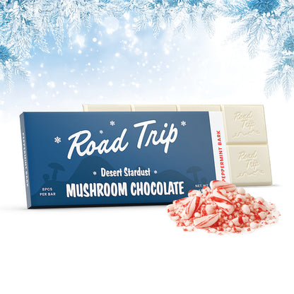 Desert Stardust Mushroom Chocolate Bar - Peppermint Bark