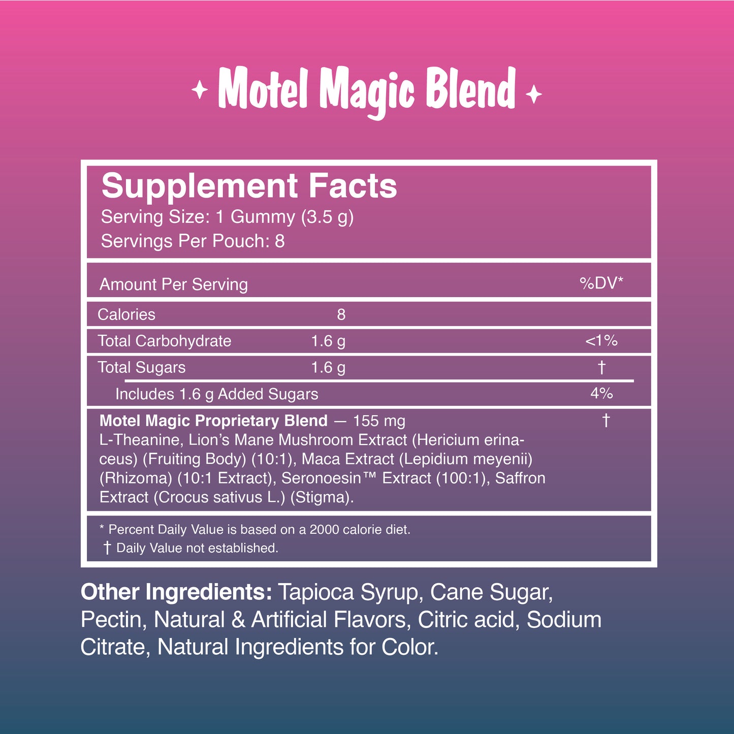 Motel Magic Mushroom Gummies - Juicy Peach