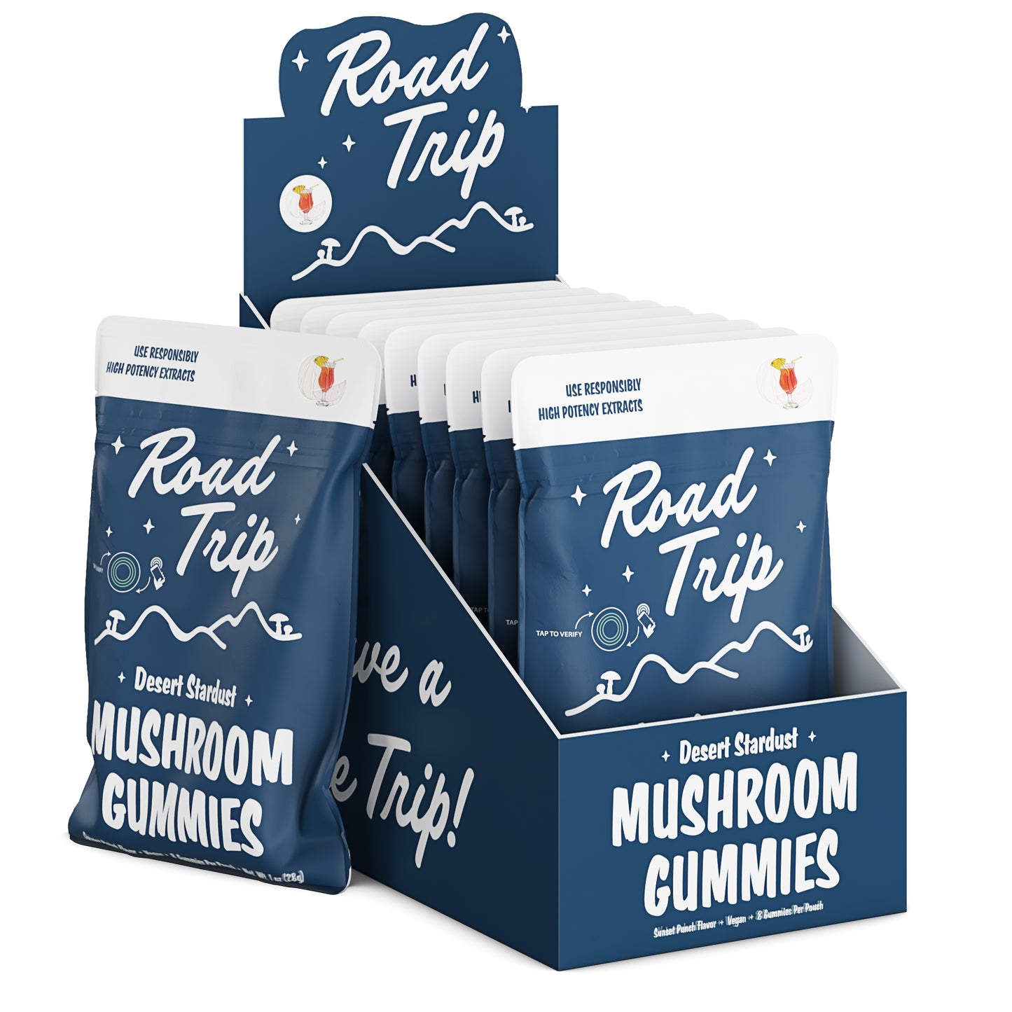 Desert Stardust Mushroom Gummies - Sunset Punch