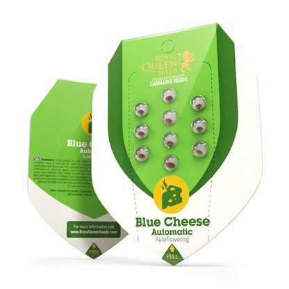 Royal Queen Seeds – Blue Cheese Auto Feminized Seeds (Cheese x Blueberry Auto) - 3 Seeds